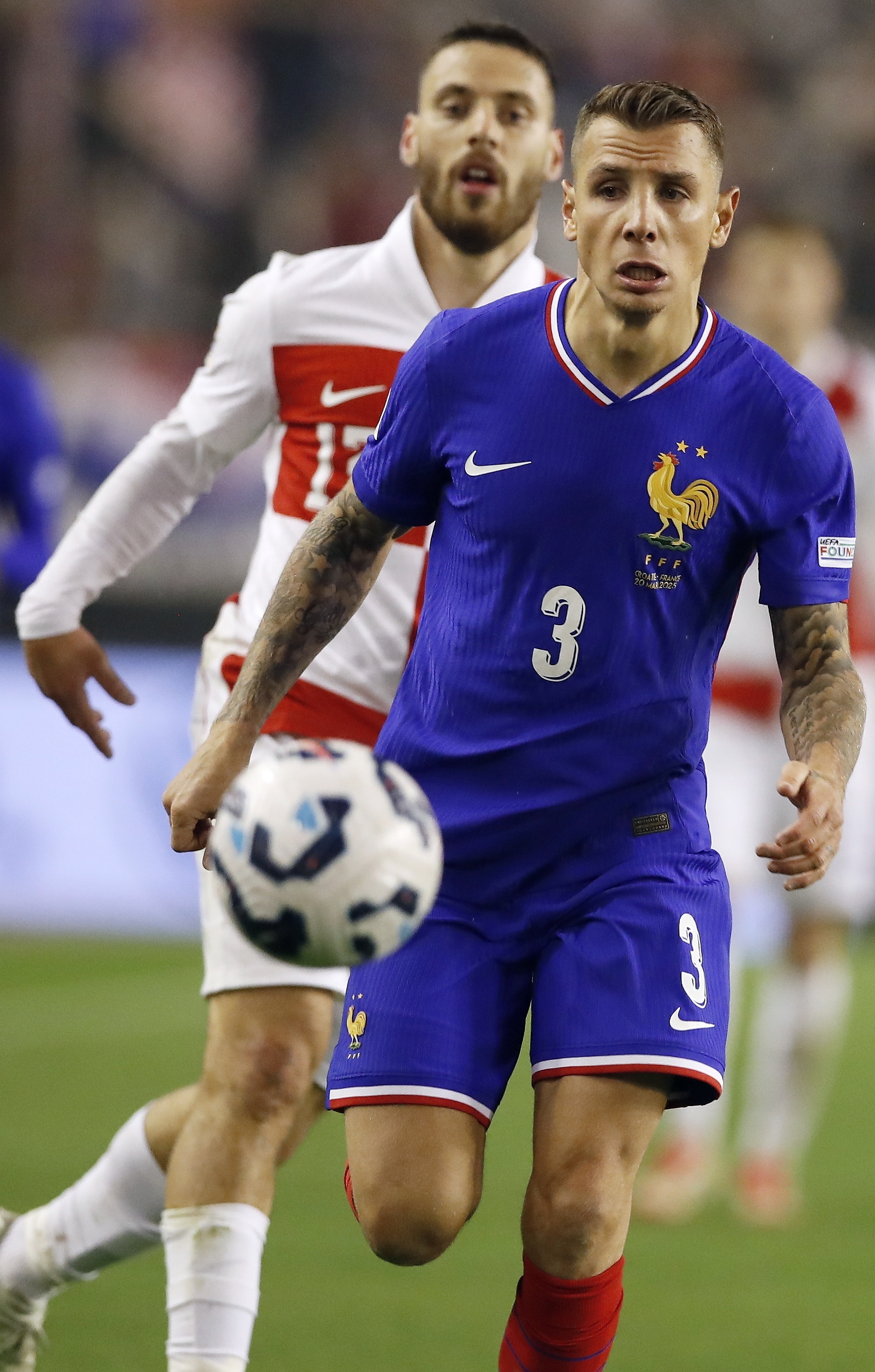 克罗地亚队球员训练备战欧洲资格赛